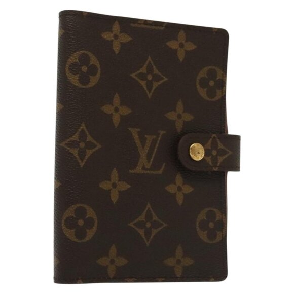 LOUIS VUITTON Monogram Agenda PM Day Planner Cover LV Auth - Picture 1 of 16